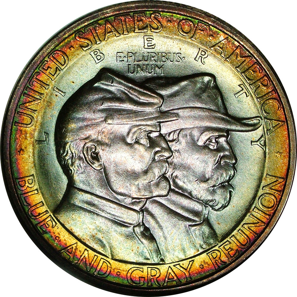 1936 Battle of Gettysburg Half Dollar Commemorative Coins American Numismatic Association